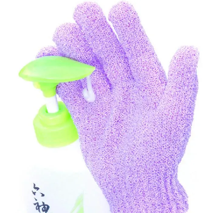 DHL Free ship Moisturizing Spa Skin Care Cloth Bath Glove Exfoliating Gloves Cloth Scrubber Face Body