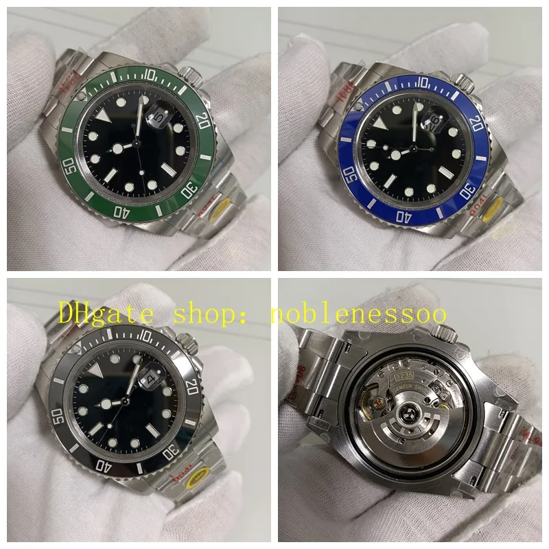 3 Color Mens 41mm Watches Men 126610 Black Green Blue 126619 Ceramic Bezel Sapphire Crystal 904L Steel Bracelet V12 Cal.3235 Movement 28800 vph/Hz Sport Watch