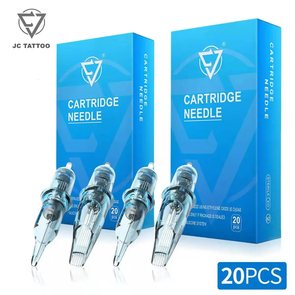 Tattoo Needles 20 ink cartridge tattoo needles RL RS RM M1 disposable sterile safety for machines 231117