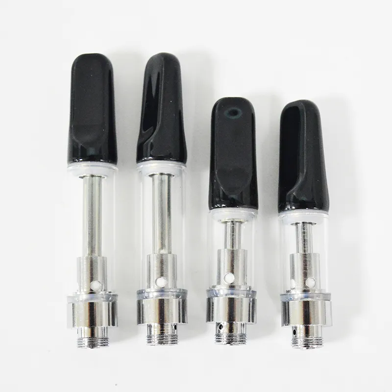 Vape Cartridges Black White Empty Vaporizer Blank 510 Thread Carts 1