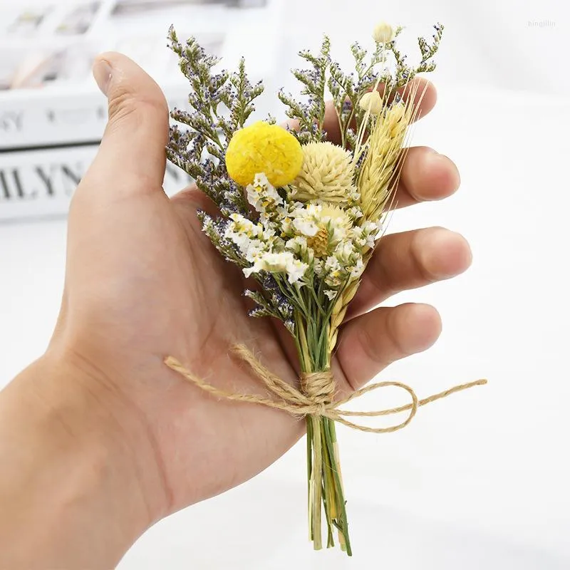 Artificial Flowers For Craft Mini Dried Flower Bouquet Pampas