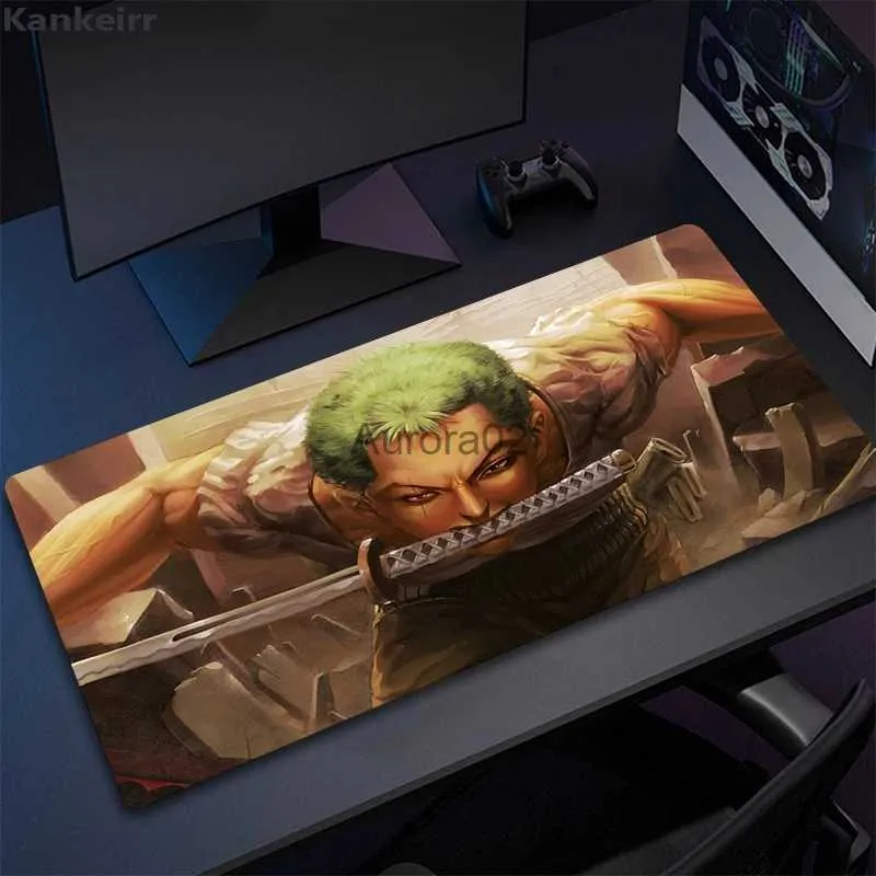 XXL One Piece Gaming Mouse Pad - Roronoa Zoro Extended Desk