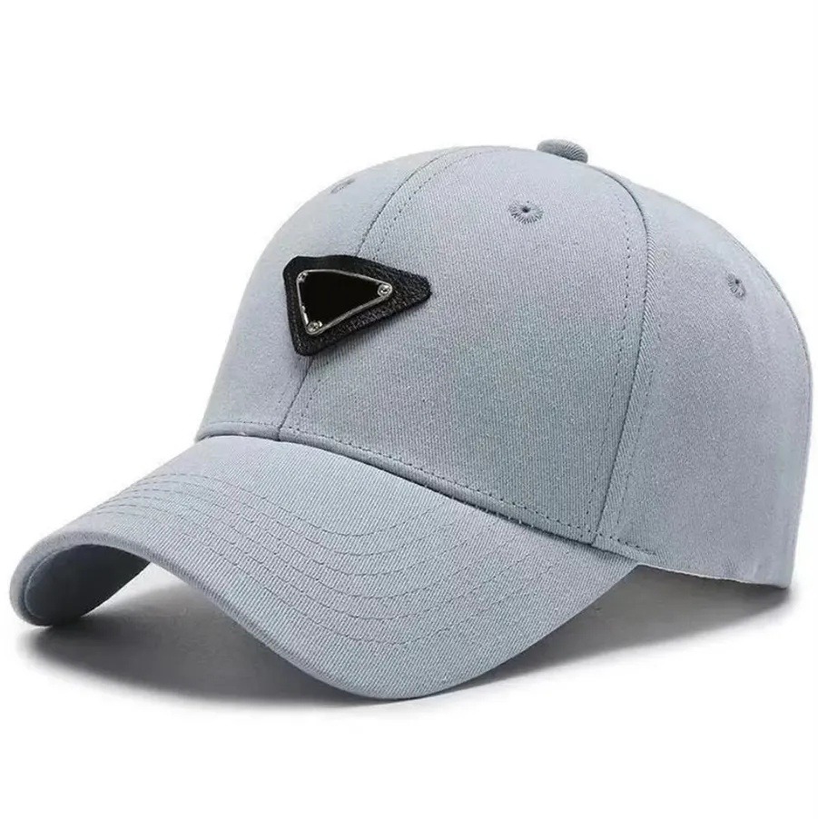 Heren balpetten designer baseballpet sport driehoek hoeden Designer Letter bedrukte hoeden heren dames ontwerp zonneschermhoed