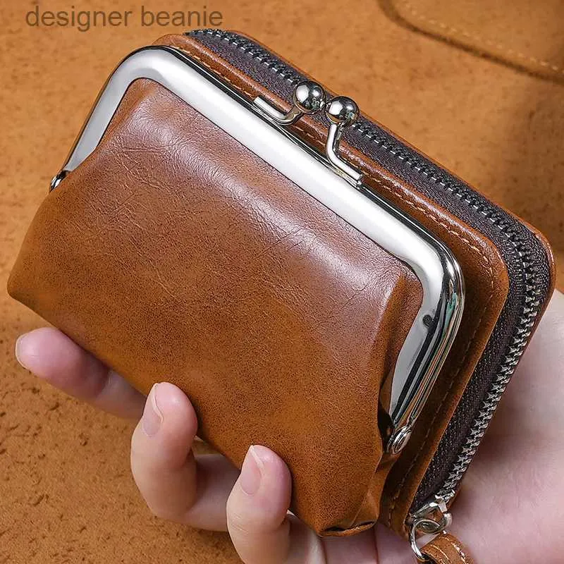 Ladies Large Soft REAL Leather CLASP Purse Clip Top Coin Purse One ZIP on  OnBuy