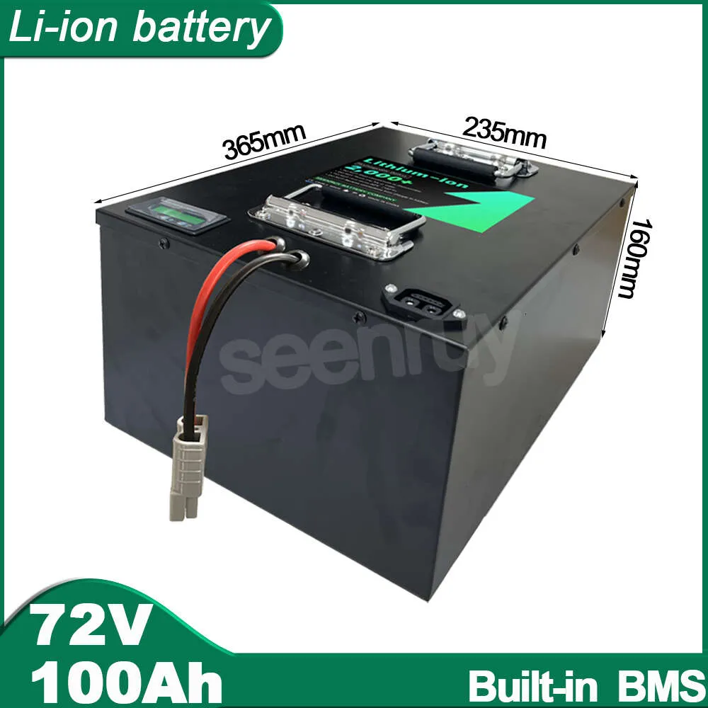 72V 100Ah Li-ion Met Oplader Lithium-polymeer Batterij Perfect Voor 6000W 9000W Driewieler Motorfiets Scooter Elektrische Voertuig