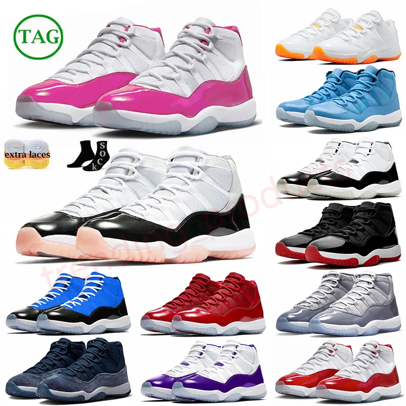 2024 Jumpman 11s Basketballschuhe Cement Grey Cherry Cool Grey Midnight