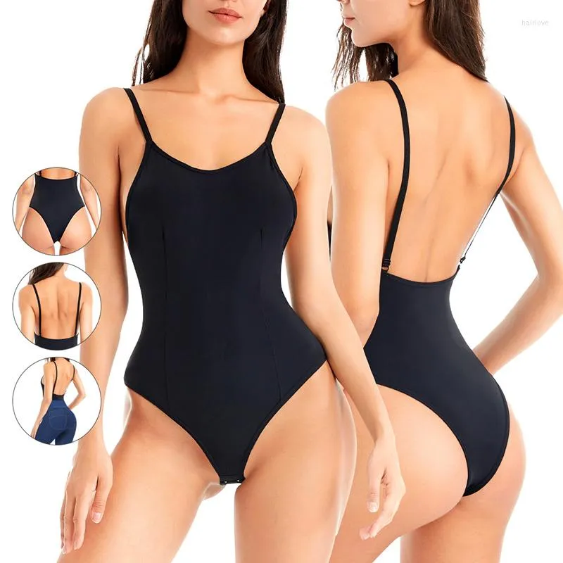 Women's Body Shaper Compression Bodysuit One Piece Backless Shapewear Slimming  Thong with Bra Corset Slimming Waist Under Dress Underwear - China  Underwear and Seamless Underwear price