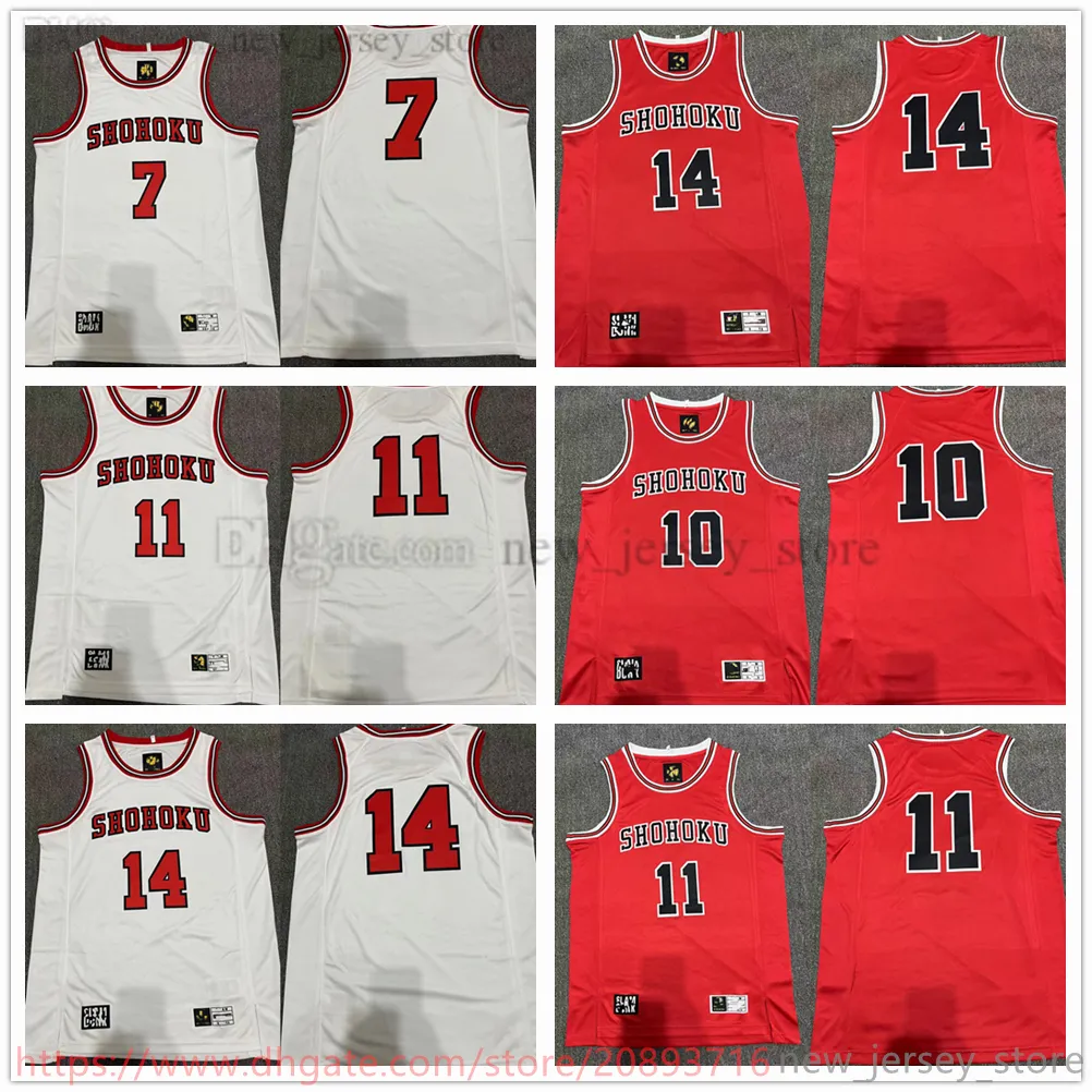 2024 Anime Slam Dunk Shohoku Custom Basketball Jersey Tank Top Cosplay
