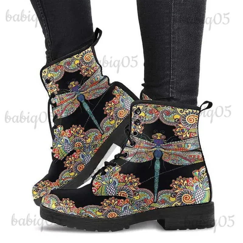 Botas Zapatos hechos a mano Libélula Henna Botas artesanales Zapatos de cuero para mujer Botas veganas Botas para mujer Botas de moda Botas hippie T231117