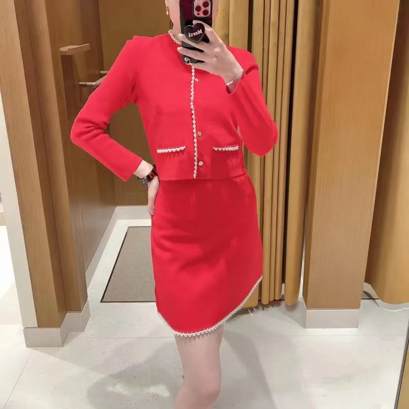 Casual Dresses Sandro Womans Beaded Knit... From 160,26  | DHgate