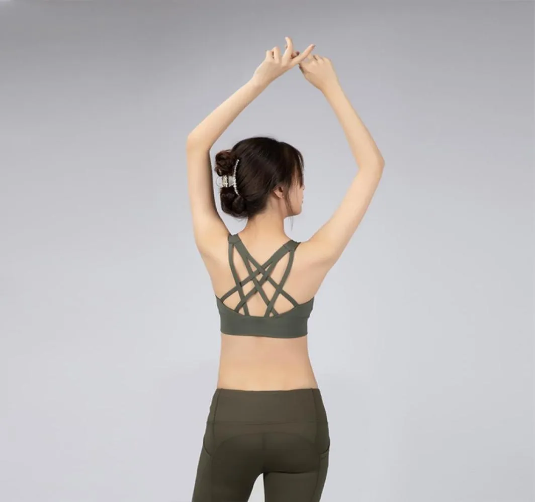 nakedfeel fabric antisweat pro training yoga fitness bras crop tops women push up shockproof running sports bras top8539414