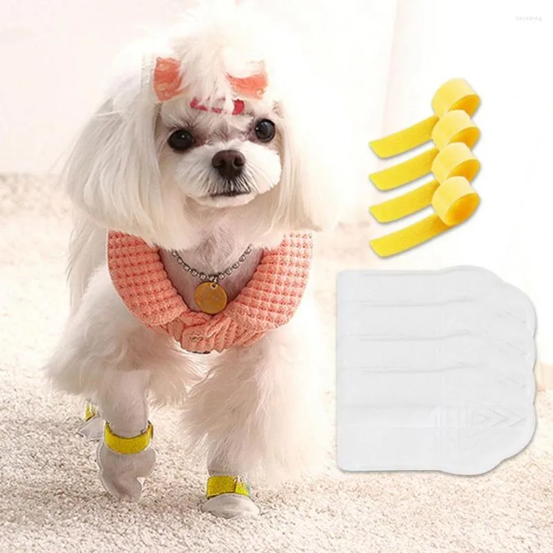 Dog Apparel 20Pcs Covers Convenient One Time Fabric Pet Foot Disposable Shoe Supplies