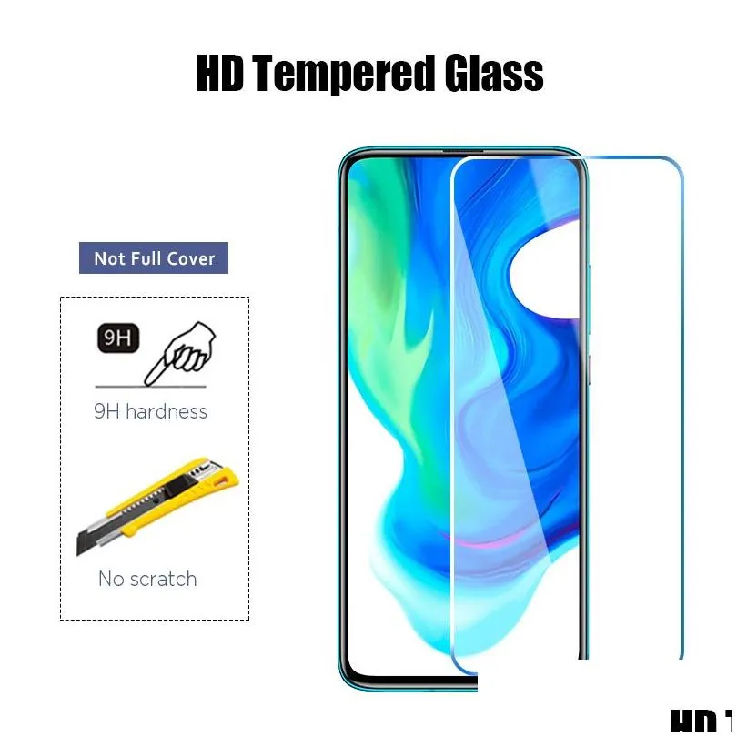 Mobiele Telefoon Screen Protectors 2In1 Beschermend Glas Op Pocox3 X 3 Pro F M F3 M3 Voor Xiaomi Poco X3 Ncf Drop Levering Telefoons Accessoires Dheu4