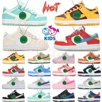 2023 kids shoes sb dunks low sneakers designer Chunky dunke youth baby toddler trainers retro black pink kid infants shoe White Children boys girls dunky Sneaker