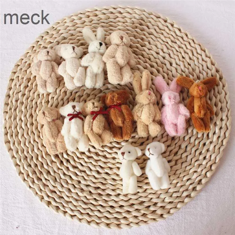 Stuffed Plush Animals 5Pcs Small Bears Plush Soft Toys Pearl Velvet Dolls Gifts Mini Teddy Bear Drop Ship
