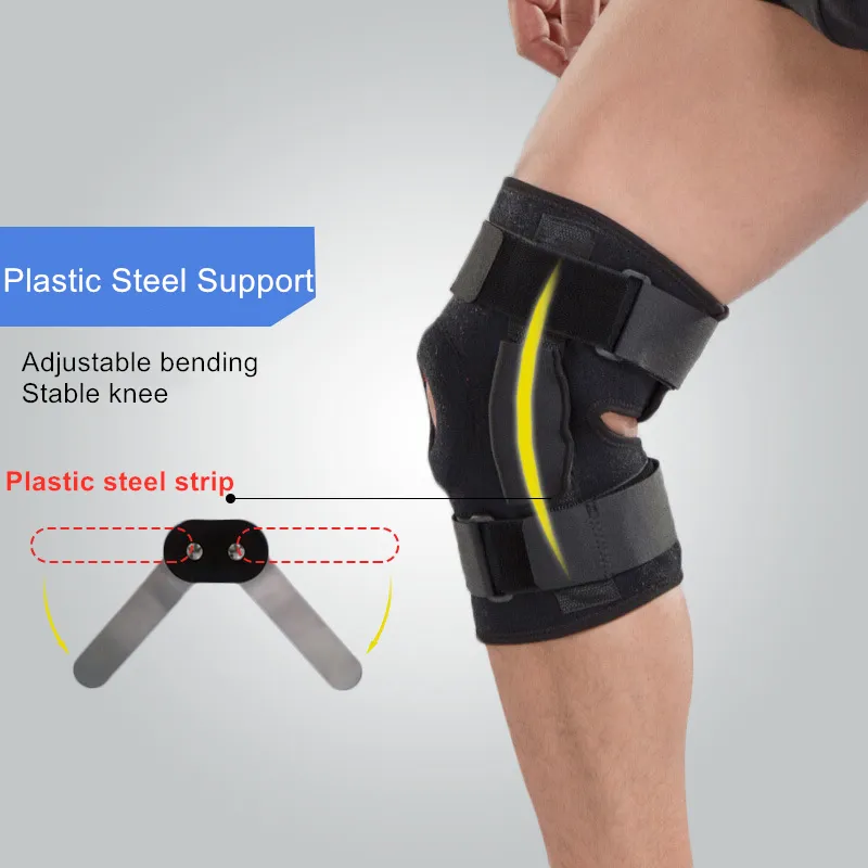 Dynamic Gear Open Patella Knee Brace, Dual Aluminum Stability