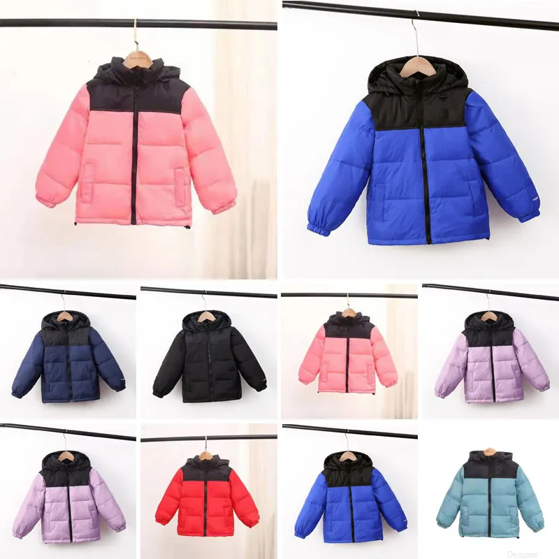 Crianças Casaco Hildren NF Down North Designer Face Jaqueta de Inverno Meninos Meninas Juventude Ao Ar Livre Quente Parka Puffer Jaquetas Carta Imprimir Roupas Outwear Windbreak 2023