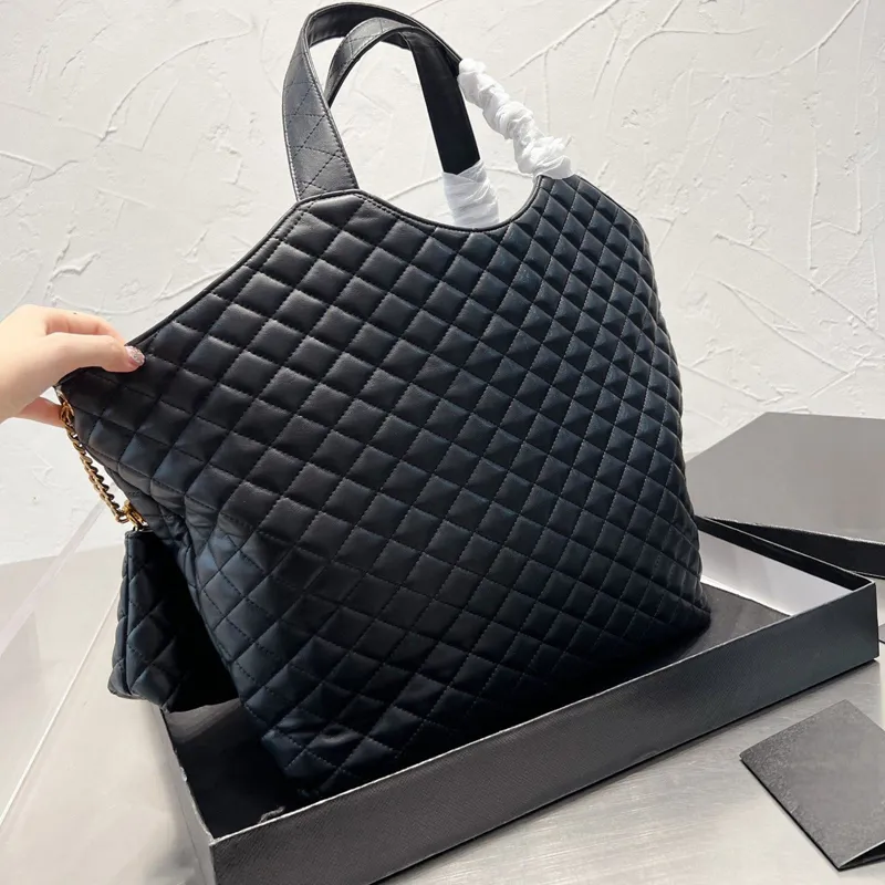 icare maxi shopping bag oversized designer bag women handbags black quilted lambskin tote shoulder shopper aconite bags