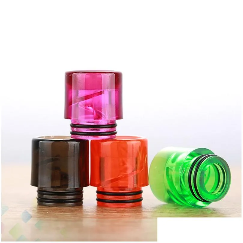 Accessories Spiral Drip Tip 810 Helical Driptips For Smoking Accessories Tfv8 Tfv12 Airflow Moutiece Drop Delivery Home Garden Househo Dhey3