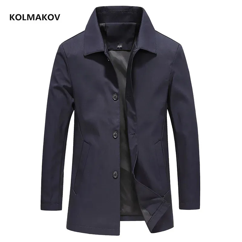 Kurtki męskie przylot wiosenny płaszcz mody mężczyzn Wysokiej jakości trencz płaszcz mężczyzn Mężczyzn Mężczyzn Casual Men's Casual Jackets Rozmiar M-4xl 231117