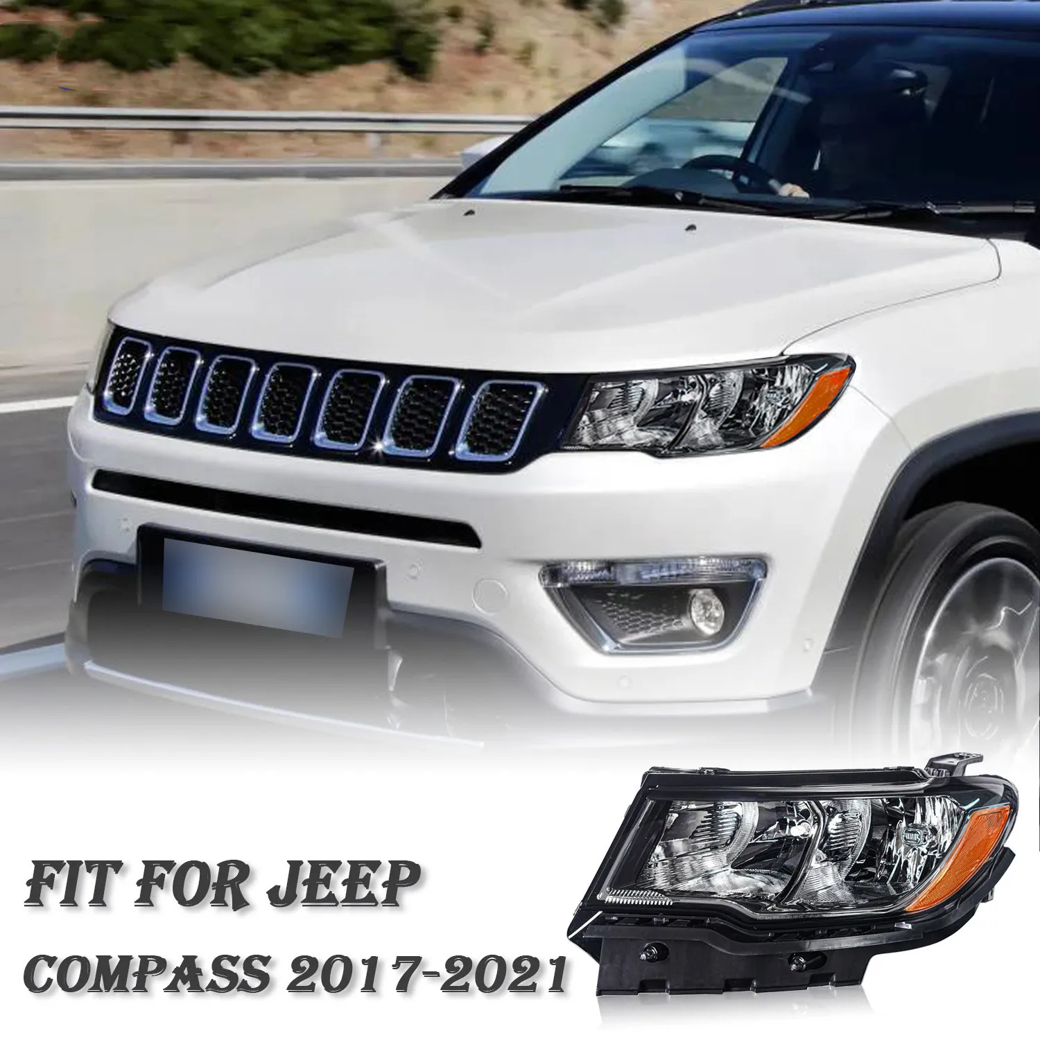 Origin Acanii Headlightss For Jeep Compass 20 2021 Front Lamp With