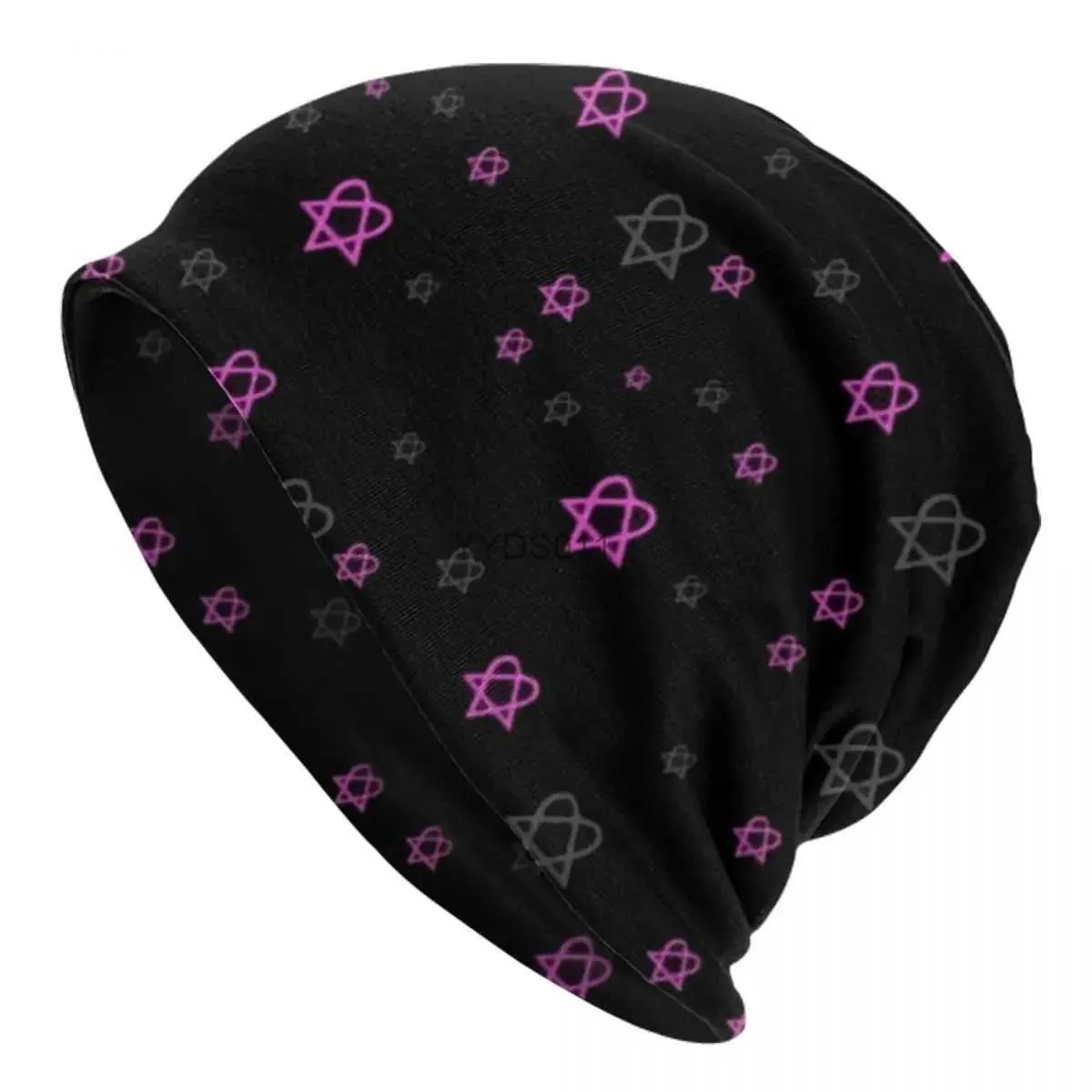 Beanie / Skull Caps Him Bonnet Chapéus HIM Heartagram Beanie Hats Design Chapéu de malha Primavera na moda Homens Mulheres Esporte ao ar livre Bonés elásticos YQ231117