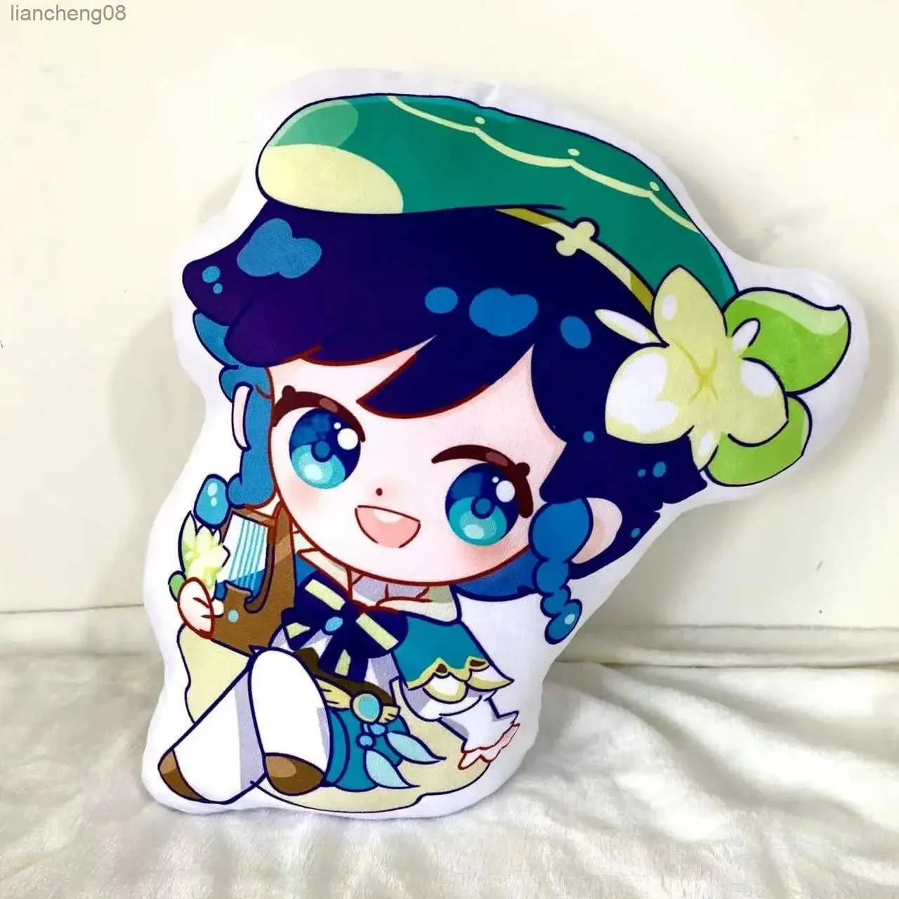 Cushion/Decorative 45CM Impact Sofa Cushion Plush Kawaii Anime Cartoon Figure Doll Toys Boy Girl Birthday Gifts