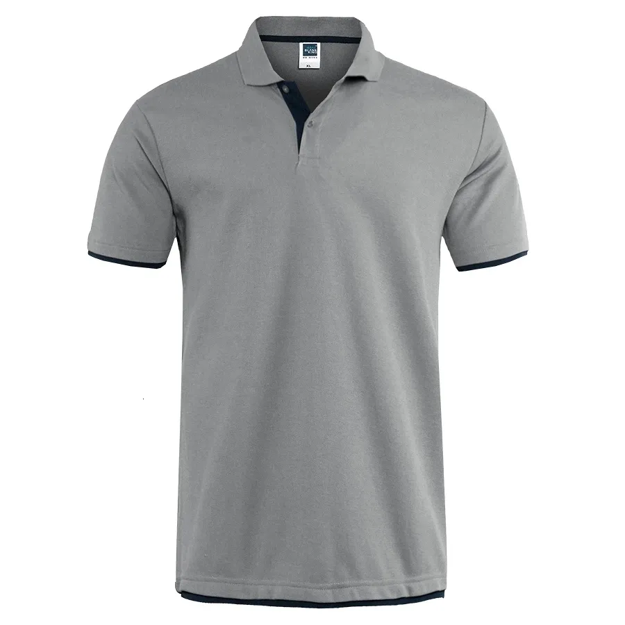 Men's Polos Men's Polo Shirts Summer Short Sleeve T Shirt Cotton Brand Homme Clothing Hombre Tees Tops Poloshirt Polos Shirts For Men 230417