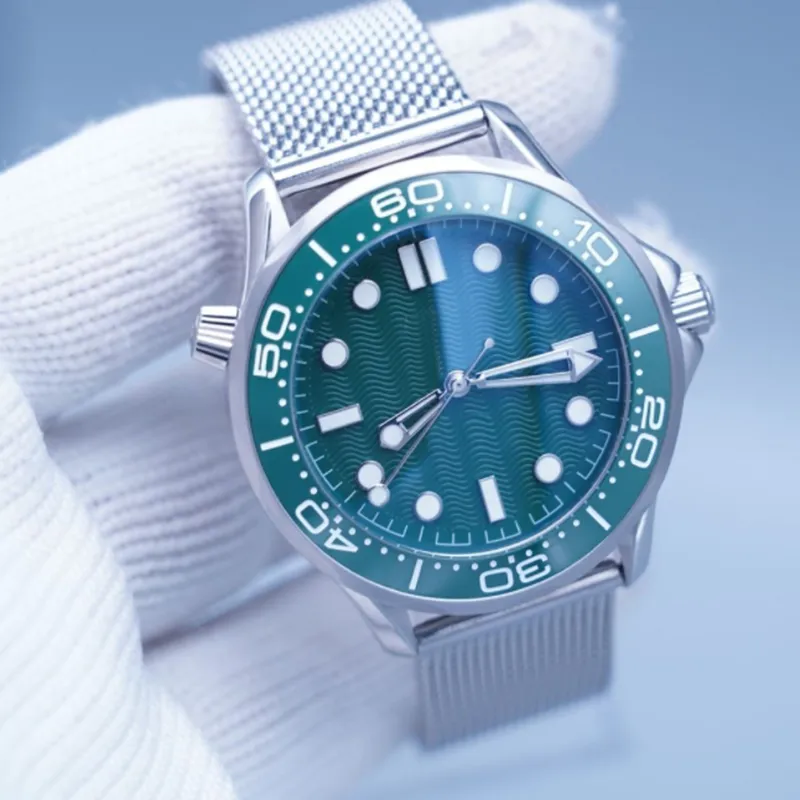 Designer horloges 60e horloge 42 mm keramische rand Lichtgevende heren Orologio Heren luxe horloge Automatisch uurwerk Mechanisch Montre de luxe horloge Nato 300M Horloges als