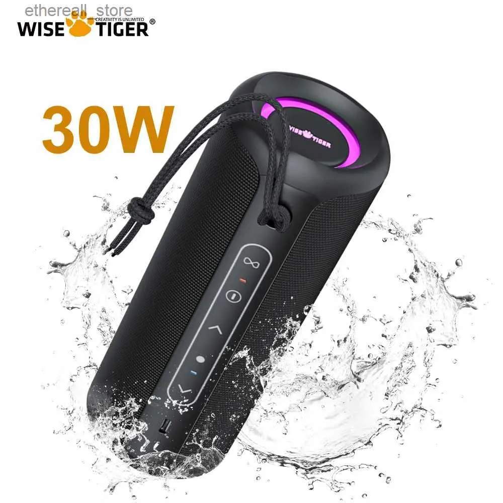 Portable Bluetooth Speaker - 30W Powerful Sound, Waterproof IPX7 ...