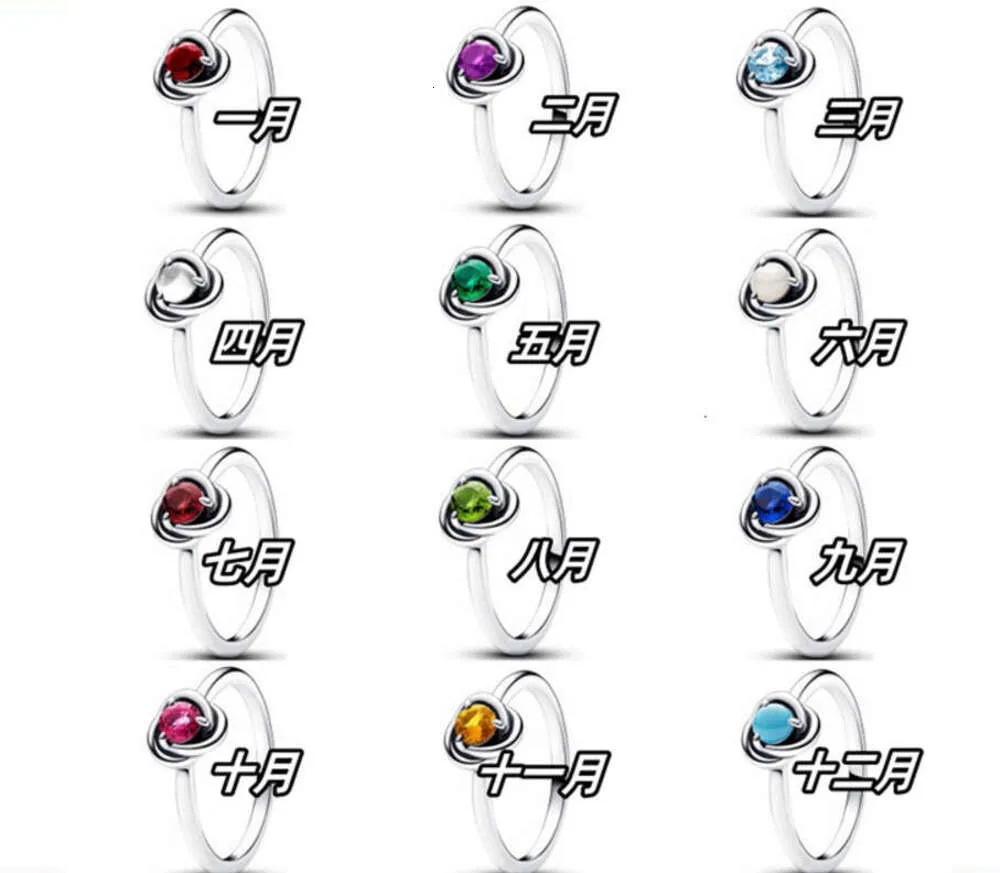 925 Silber Frauen Fit Pandoras Ring Weimei Pan 925 Silber Dezember Geburtsstein Ring Ins Hohe Schönheit Klassische Heißer Verkauf Diy Ring