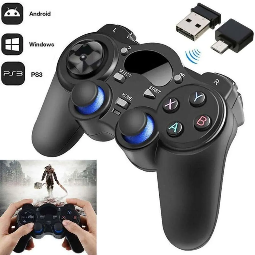 Nouveau 1PC manette de jeu sans fil pour SmartPhone Xiaomi 2.4G Joypad contrôleur de jeu pour téléphone Android/PC/TV Box un Joystick accessoires de jeu