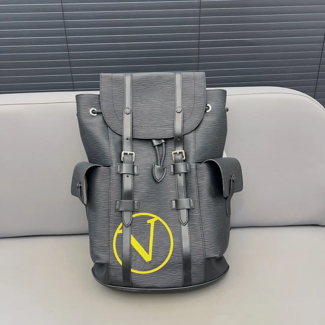 Luksusowy designerski plecak 23SS Torka Woda Ripple Plecak Torba komputerowa torba na książki Męska