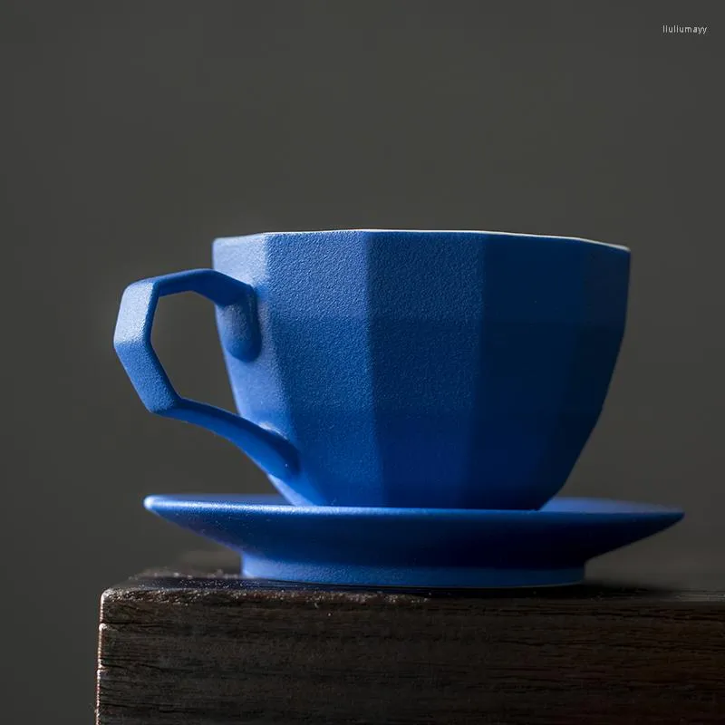 Kopjes schotels vaste kleur creativiteit modern beker schotel porselein Noordse milieuvriendelijke koffie herbruikbaar handgemaakte bardak drinkware ek50bd