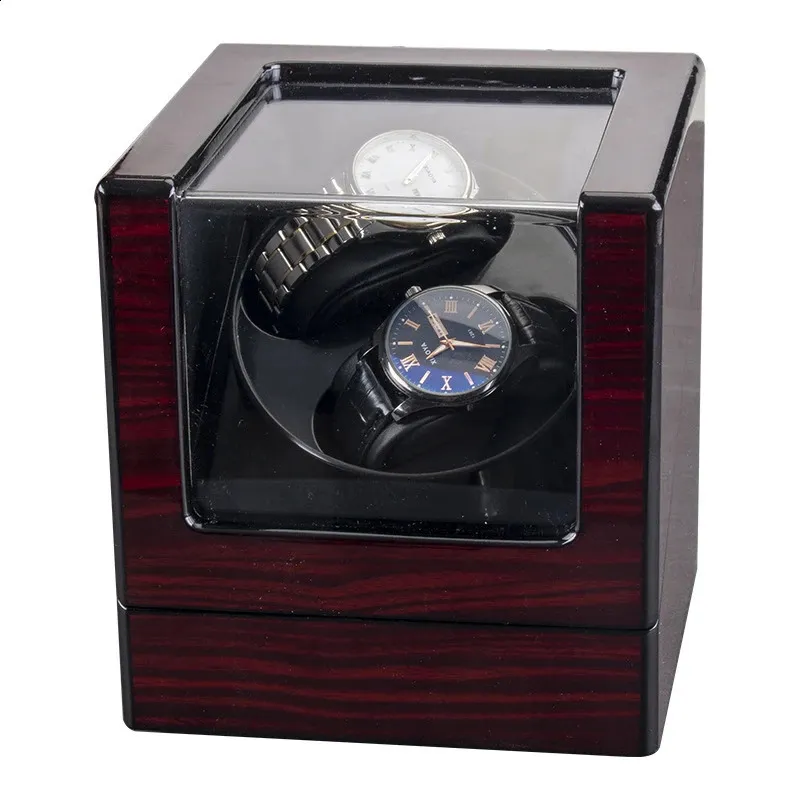 Boîtes à montres Cas 2/1/2 Slot Winder Box 5 Réglage de la vitesse Remontoir de montre automatique Intelligent Table rotative automatique Shaker Chaîne de montre mécanique 231116