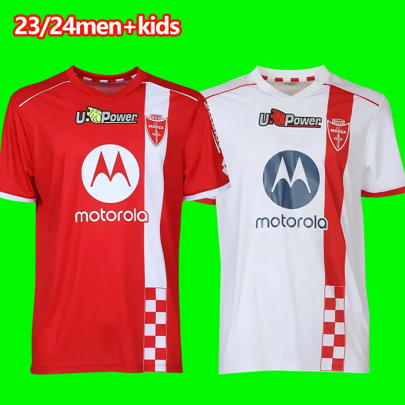 2023 2024 Monza Fußballtrikots COLOMBO VIGNATO COLPANI PESSINA GAGLIARDINI KYRIAKOPOULOS BRRINDELLI MACHIN Home Away 23 24 Fußballtrikot S-2XL