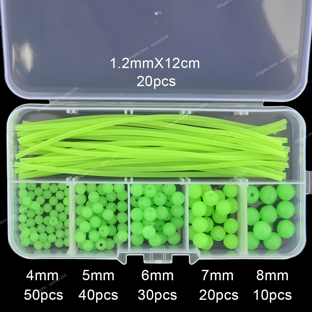Luminous Fishing Beads Tube Set Soft Green Rubber Floating Glow Fishing Rig  Sleeve Accessories For Fishing Fishing Green Rubber Sleeves Included From  Sports1234, $10.41