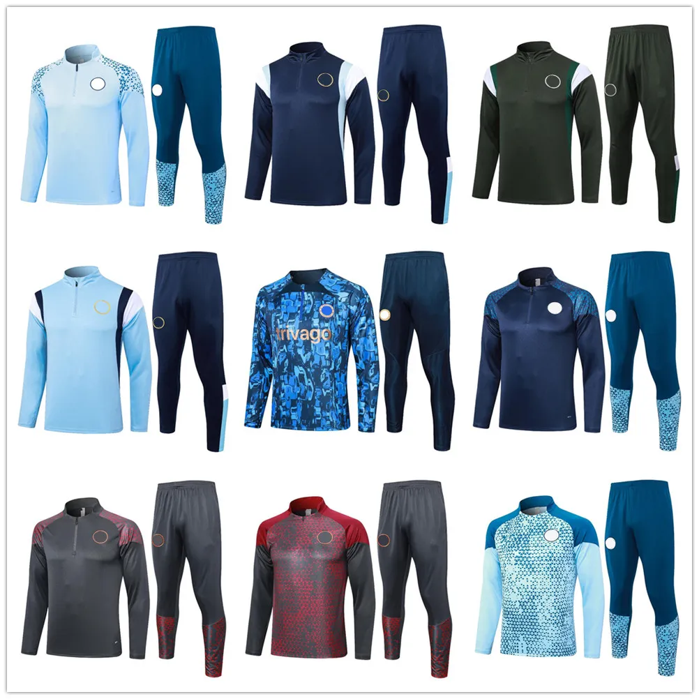 2023 24 Herren Stadt-Trainingsanzug DE BRUYNE Fußball-Trainingsanzüge Fußball-Trainingsanzüge GREALISH Survêtement Fußball-Trainingsanzug Veste Maillot de Olympique Trainingsanzug Jogging