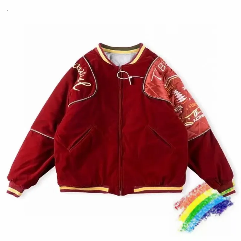 Giacche da uomo Rosso Kapital Kountry Beautiful Tibet Giacca Uomo Donna 1 Cappotto di alta qualità Streetwear 231117