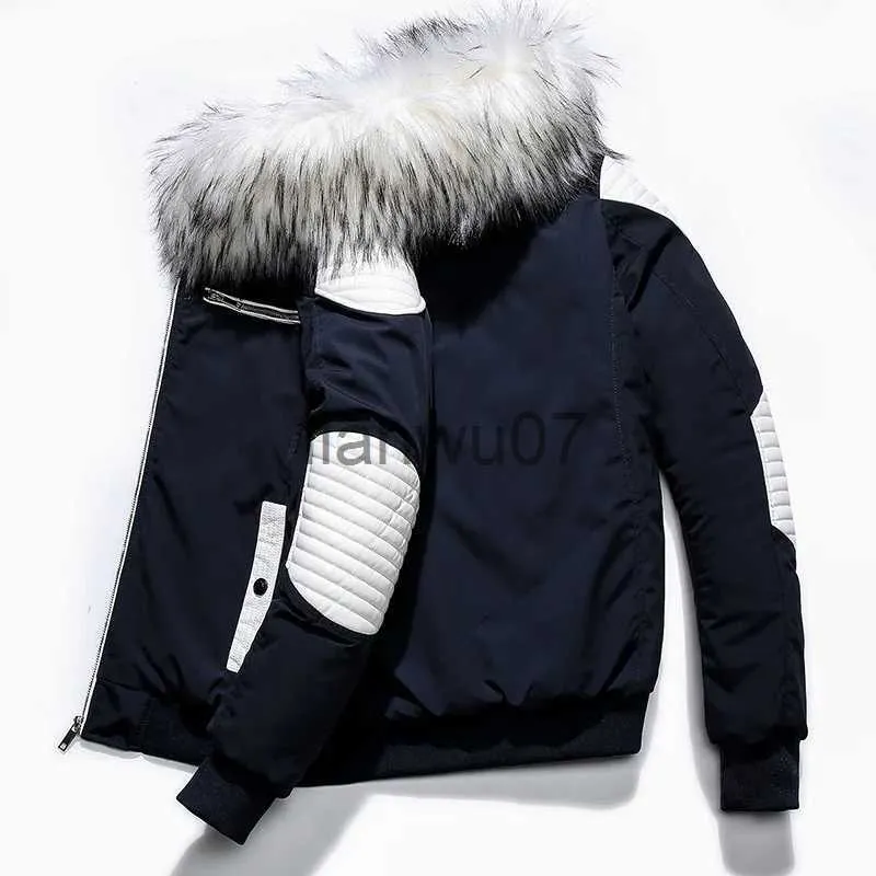 Parkas de plumón para hombre 2023 nuevos hombres chaquetas y abrigos de invierno para hombre cálido casual para hombre abrigo de invierno moda streetwear abrigo masculino parka hombre abz500 j231117