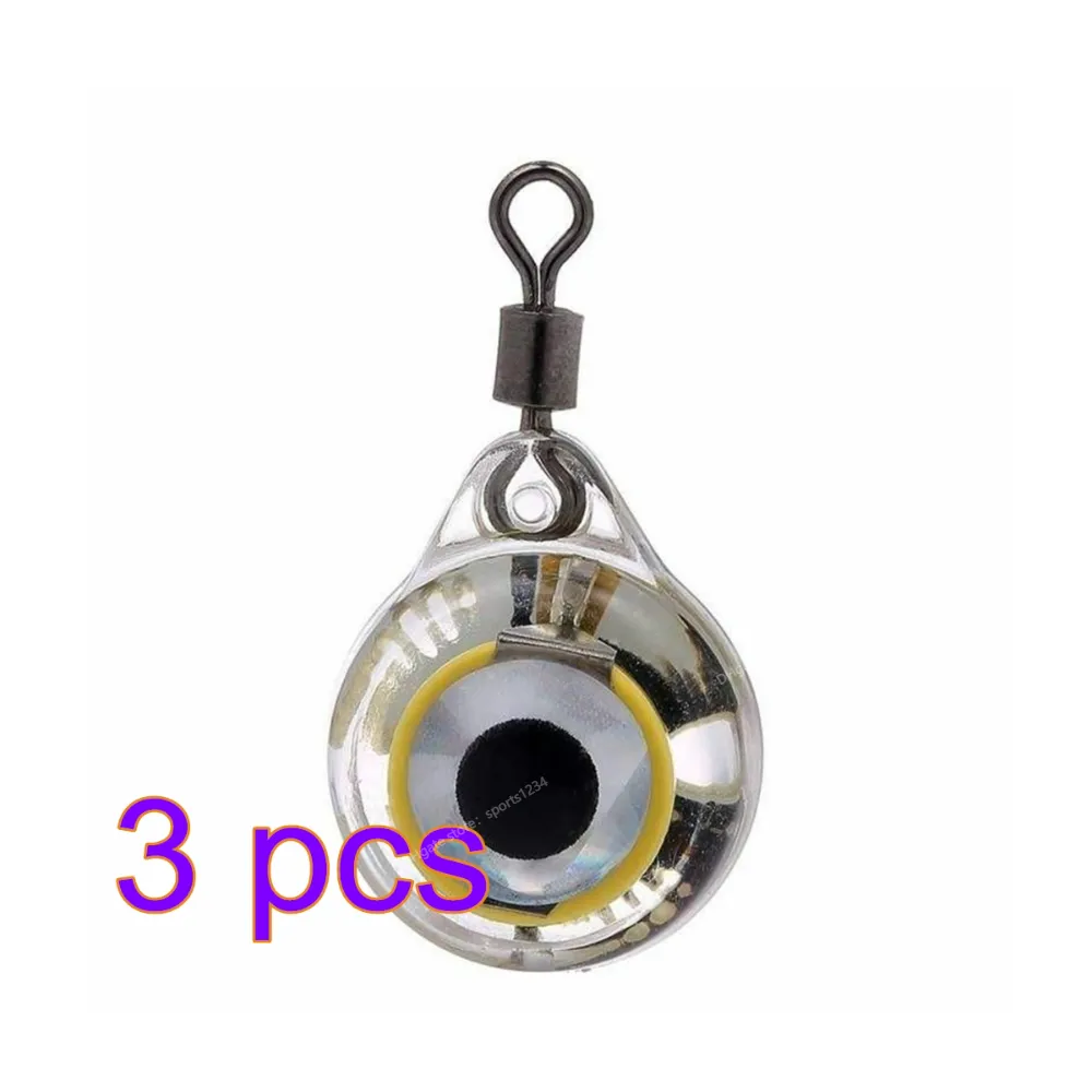 Mini Fishing Lure LED Squid Bait Deep Drop Underwater Eye Shape For  Attracting Fish 1/3/Ideal For Surfing, Scuba Diving & River Fishing From  Sports1234, $14.45