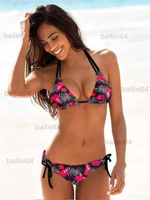 Wholesale Sexy Leopard Print Lace-up Three-Point Bikini Swimwear for Women  in Stock - China Swim Wear and Bikini Swimwear price