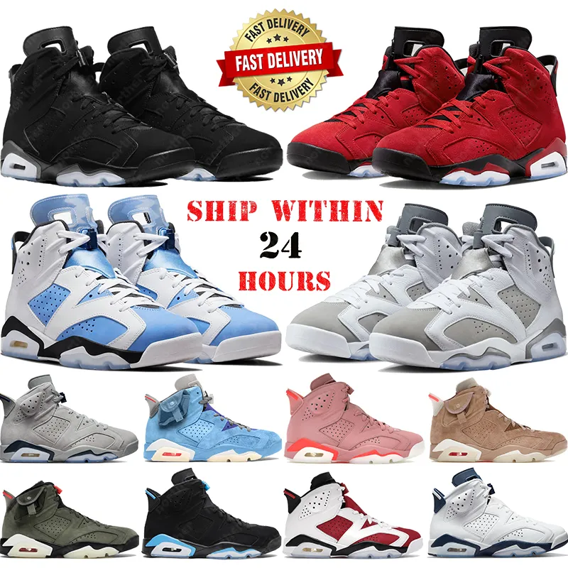 Toro Bravo 6 농구화 6S Cool Grey Chrome Georgetown Red Oreo University Blue Bordeaux Electric Green DMP Hare Unc Mens 디자이너 스니커즈 여성 트레이너