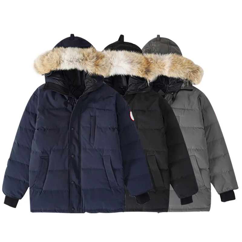 Piumino da uomo Parka 6 colori Abiti firmati di alta qualità Canada G14 Carson Parka Cappotto Giacca da donna Vera pelliccia d'oca Anatra bianca Inverno Ladys Jack Bp41 Ddxx