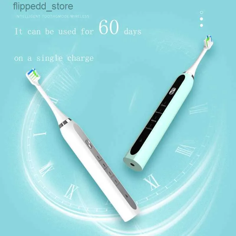 Escova de dentes moda casa inteligente sonic casal elétrico usb carga rápida carregamento lavagem corpo inteiro levitação magnética q231118