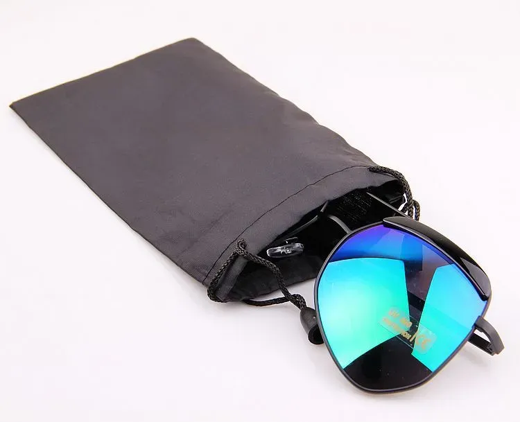 100 pçs macio óculos de sol saco com pano de limpeza microfibra poeira à prova dwaterproof água bolsa de armazenamento óculos carry bag portátil caso 12 ll