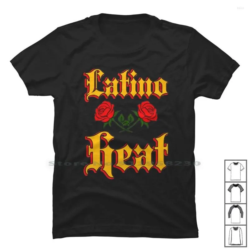 Herren T-Shirts Latino Heat Shirt Cotton Merry Christmas Wrestling Fighter Trend Latin Logo Eat End