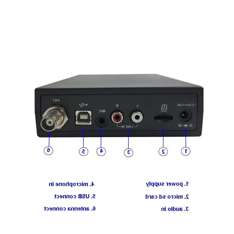 Livraison gratuite FU-X01AK 1W puissance réglable longue portée diffusion maison mini émetteur FM avec antenne et KIT d'alimentation pour Radio Aruou