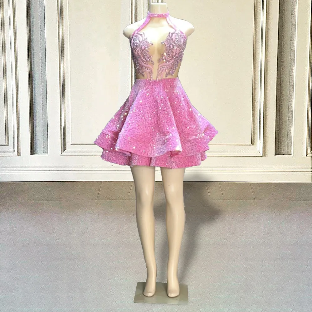 Sparkly Sequin Short Prom Dress - Rose Gold & Pink, Perfect for Birthday &  Cocktail Parties! Shop Now! from Dhgate Prom Dresses - price 102.52