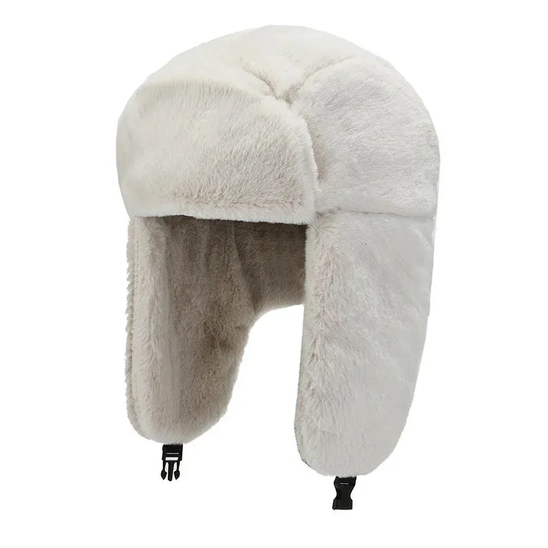 BeanieSkull Caps Winter Herren und Damen Outdoor Winter warme Ohrenschutzmützen mit Wolle dicker Gesichtsschutz Baumwolle 231117